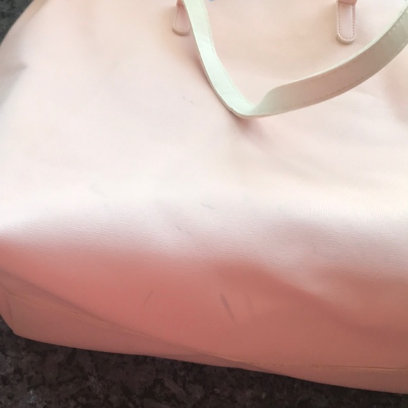 Pastel Pink Scallop Beach Bag - Picture 2 of 6